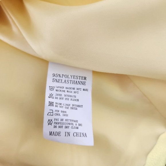 WOW! GORGEOUS LEMONY YELLOW SHORTY JACKET - Picture 4 of 12